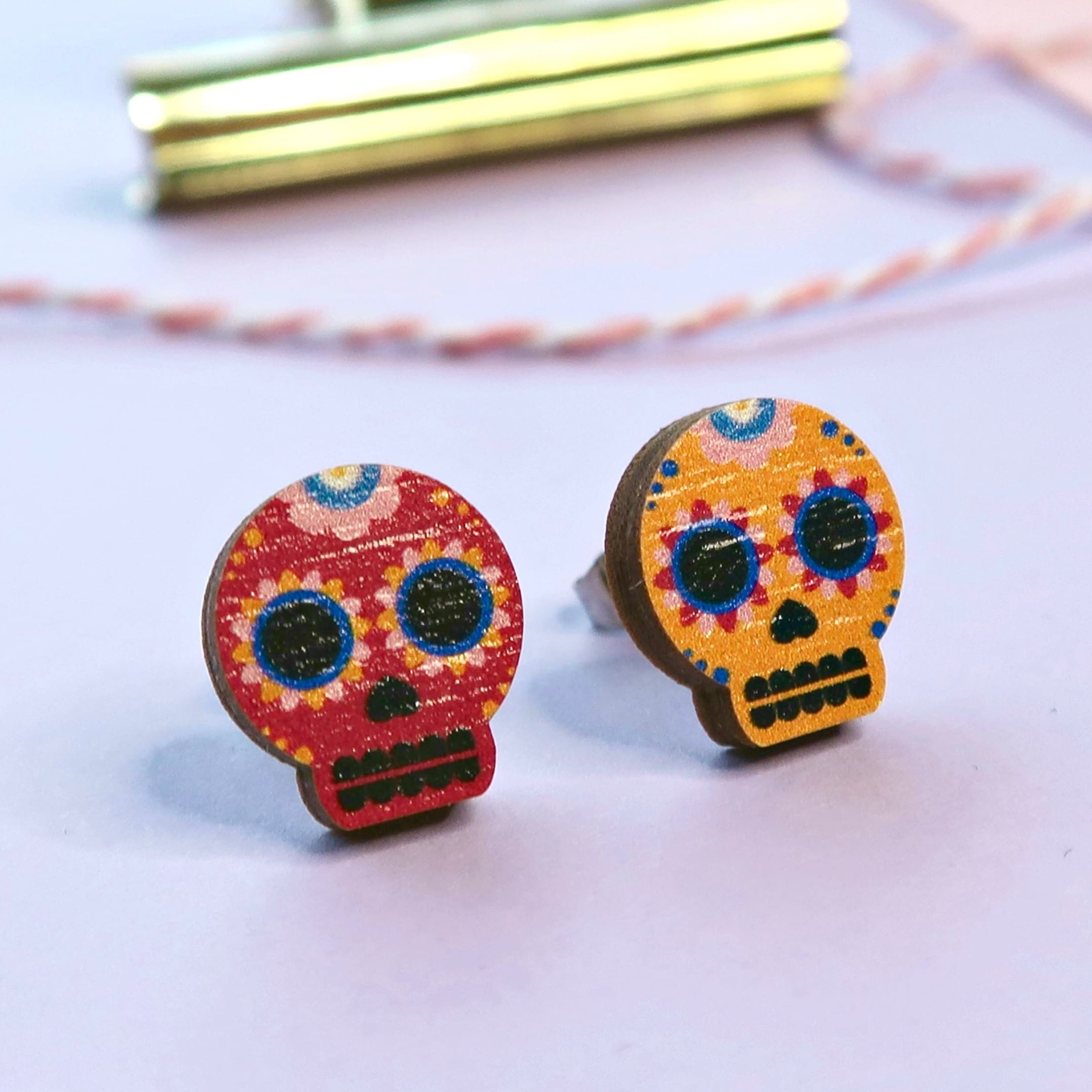 Sugar on sale skull earrings